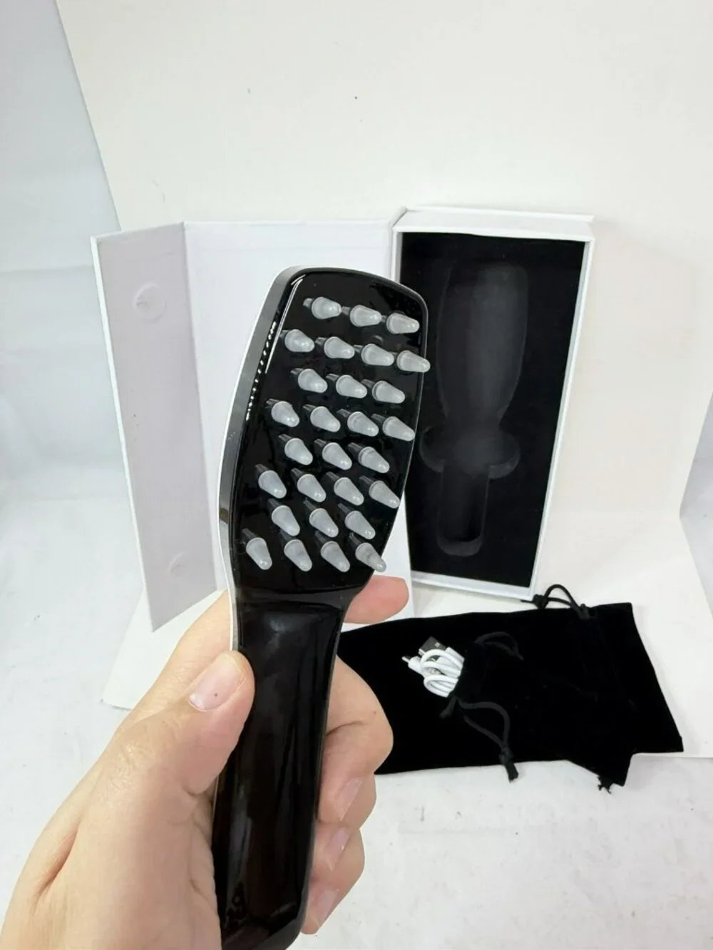 UNUSED Opatra Lux Brush Hair Scalp Treatment Vibrating Technology Red Blue Light